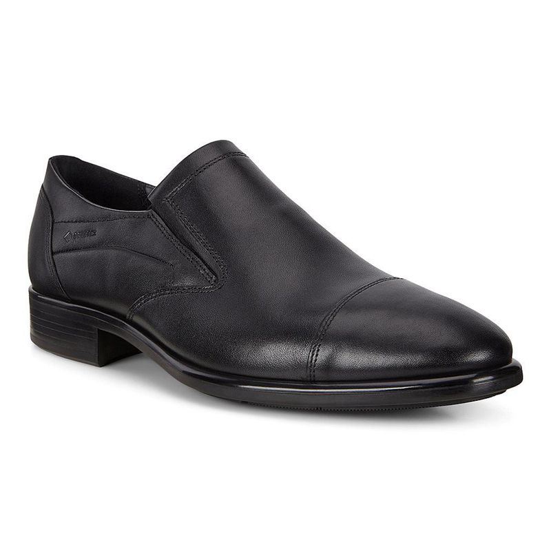 Men Business Ecco Citytray - Dress Black - India IAJRBK871